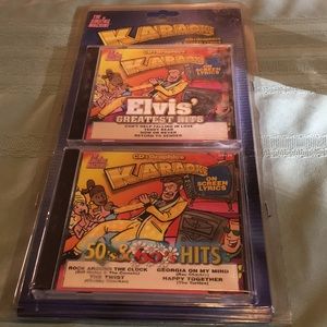 Karaoke 2-PK CD+Graphics set NEW Elvis & 50 & 60s
